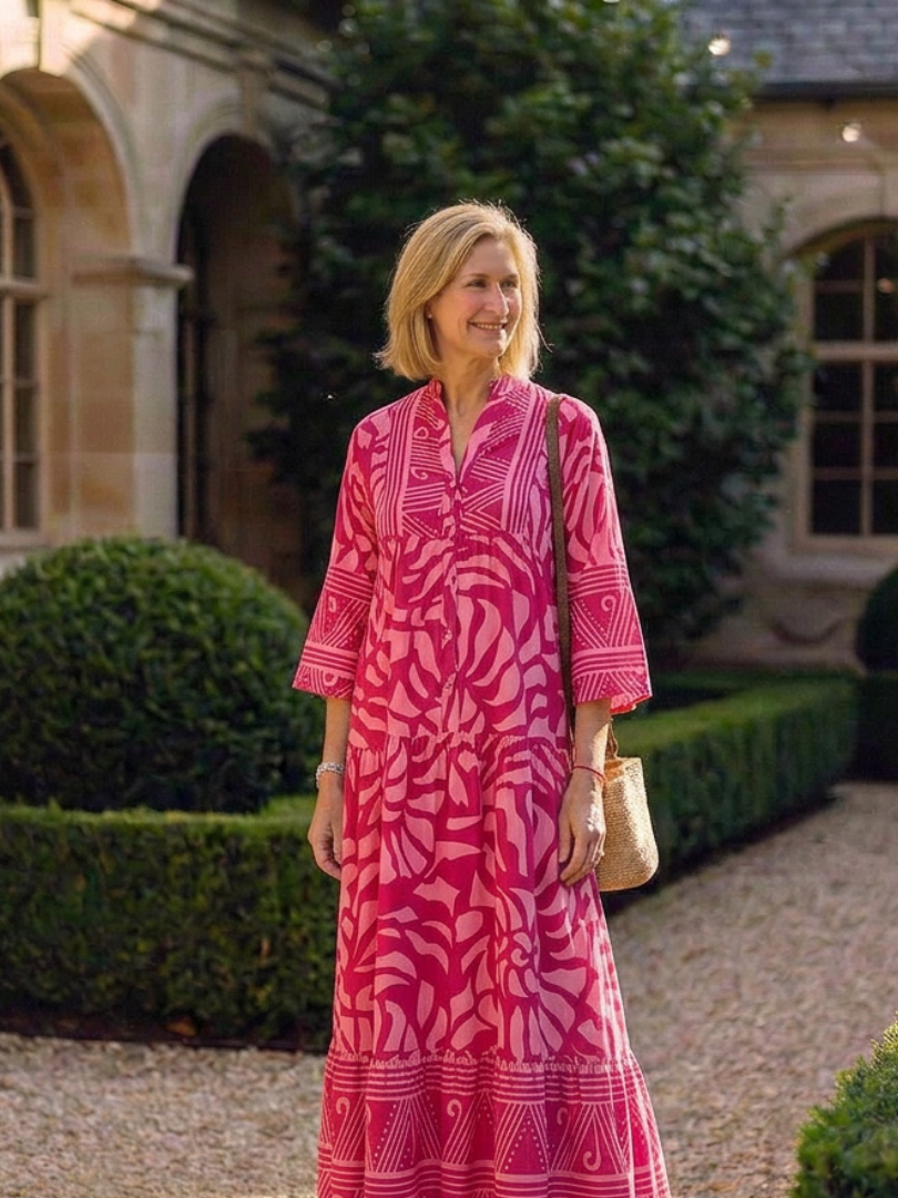 Margot | Robe midi boutons