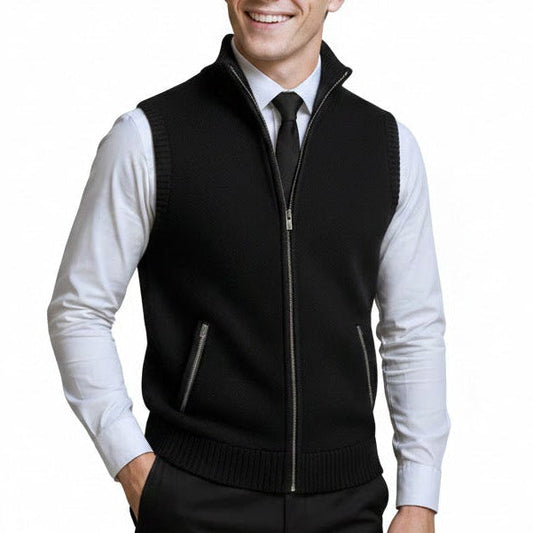 Harlain™ | Gilet zippé élégance et confort intemporel