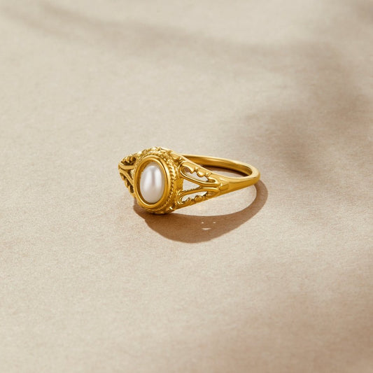 Royal | Bague vintage en perles