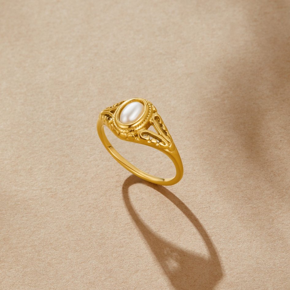 Royal | Bague vintage en perles